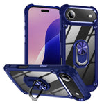 Coque de protection TPU + PC avec porte-anneau, Pour iPhone 17e / 16e, Pour iPhone 17 Pro Max, Pour iPhone 17, Pour iPhone Air, Pour iPhone 16 Pro Max, Pour iPhone 16 Pro, Pour iPhone 16 Plus, Pour iPhone 16