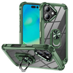 Coque de protection TPU + PC avec porte-anneau, Pour iPhone 17e / 16e, Pour iPhone 17 Pro Max, Pour iPhone 17, Pour iPhone Air, Pour iPhone 16 Pro Max, Pour iPhone 16 Pro, Pour iPhone 16 Plus, Pour iPhone 16