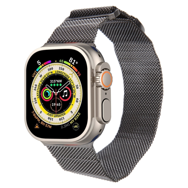 Bracelet de montre magnétique en métal milanais, Pour Apple Watch SE 2023 40mm, Pour Apple Watch Ultra 2 49mm, Pour Apple Watch 8 45mm