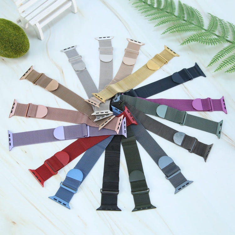Bracelet de montre magnétique en métal milanais, pour Apple Watch SE 40mm, pour Apple Watch SE 44mm, pour Apple Watch 6 40mm