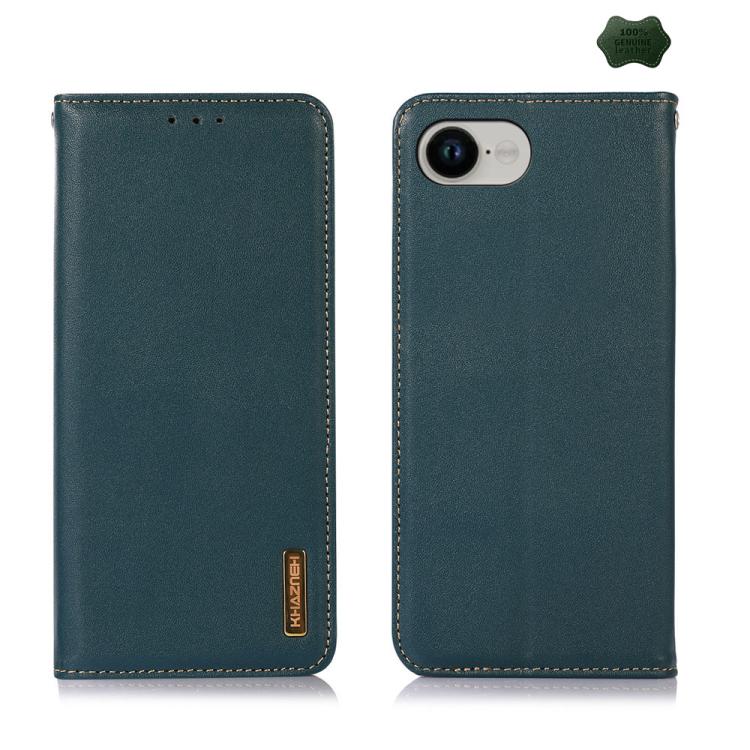 Coque de téléphone en cuir de vachette nappa KHAZNEH, pour iPhone 17 Pro Max, pour iPhone 16e / 17e, pour iPhone 17 Pro, pour iPhone 17, pour iPhone Air, pour iPhone 16e, pour iPhone 16 Pro Max, pour iPhone 16 Pro, pour iPhone 16 Plus, pour iPhone 16