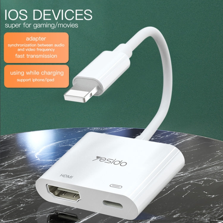 Adaptateur audio-vidéo HDMI Yesido HM06 8 broches, HM06