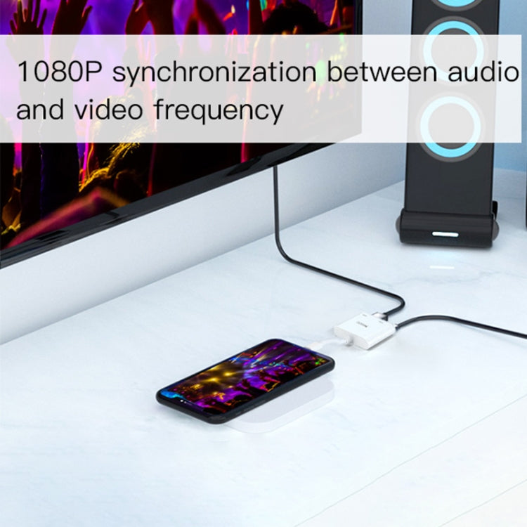 Adaptateur audio-vidéo HDMI Yesido HM06 8 broches, HM06