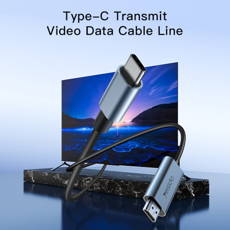 Câble adaptateur Yesido HM10 USB-C / Type-C vers HDMI HD, HM10