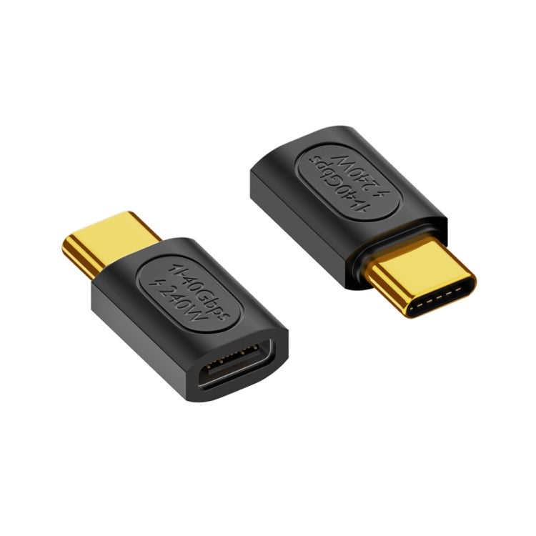 Adaptateur droit femelle USB-C / Type-C 40Gbps 240W vers USB-C / Type-C femelle, adaptateur droit