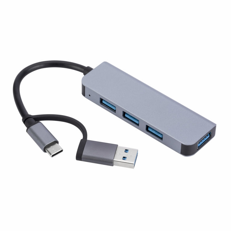 Station d'accueil multifonction 4 en 1 USB+USB-C/Type-C vers USB, HUB adaptateur 2301