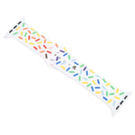 Bracelet de montre en silicone Rainbow Raindrops, pour Apple Watch 5 44 mm, pour Apple Watch 5 40 mm, pour Apple Watch 4 44 mm, pour Apple Watch 4 40 mm