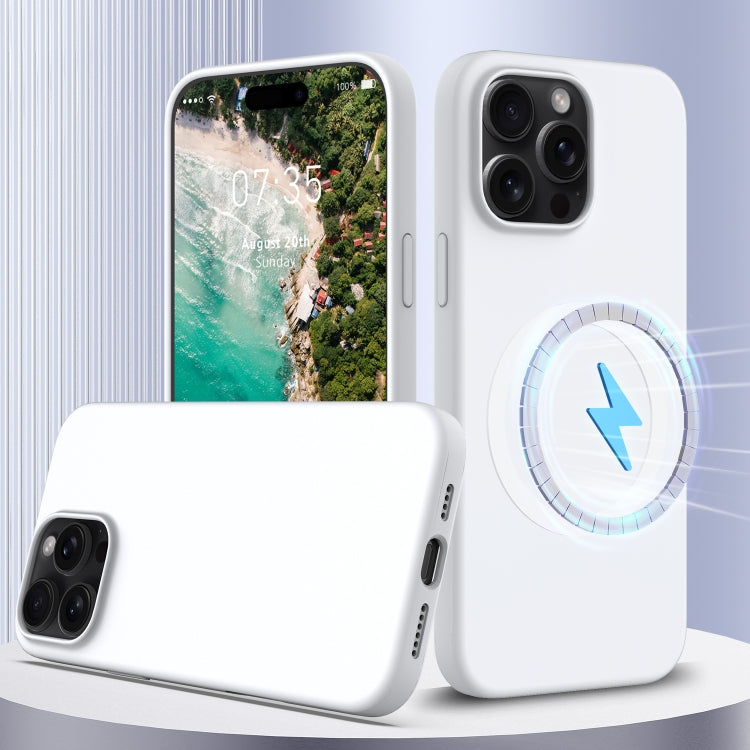 Coque de téléphone antichoc en silicone Magsafe, pour iPhone 16 Pro Max, pour iPhone 16 Pro, pour iPhone 16 Plus, pour iPhone 16, pour iPhone 15 Pro Max