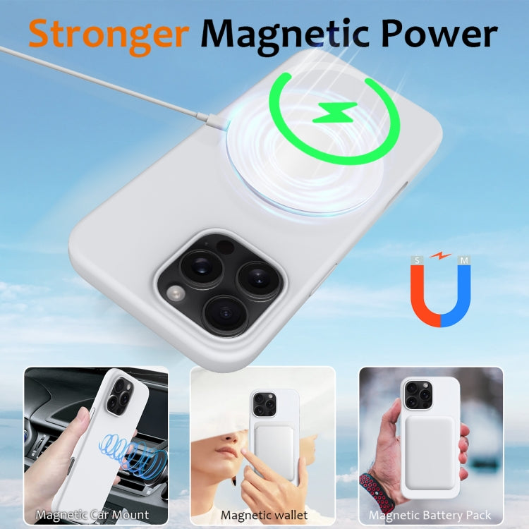 Coque de téléphone antichoc en silicone Magsafe, pour iPhone 16 Pro Max, pour iPhone 16 Pro, pour iPhone 16 Plus, pour iPhone 16, pour iPhone 15 Pro Max