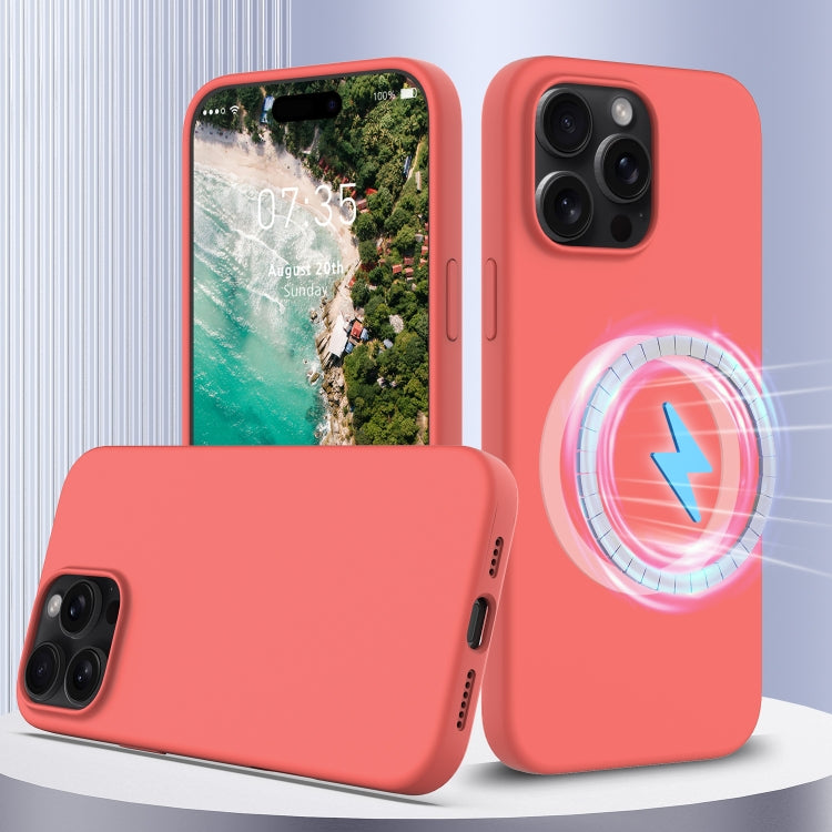 Coque de téléphone antichoc en silicone Magsafe, pour iPhone 16 Pro Max, pour iPhone 16 Pro, pour iPhone 16 Plus, pour iPhone 16, pour iPhone 15 Pro Max