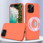 Coque de téléphone antichoc en silicone Magsafe, pour iPhone 16 Pro Max, pour iPhone 16 Pro, pour iPhone 16 Plus, pour iPhone 16, pour iPhone 15 Pro Max