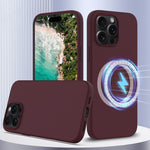 Coque de téléphone antichoc en silicone Magsafe, pour iPhone 16 Pro Max, pour iPhone 16 Pro, pour iPhone 16 Plus, pour iPhone 16, pour iPhone 15 Pro Max