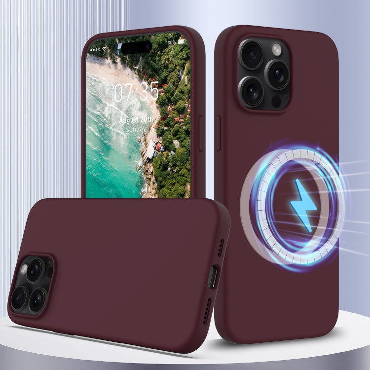 Coque de téléphone antichoc en silicone Magsafe, pour iPhone 16 Pro Max, pour iPhone 16 Pro, pour iPhone 16 Plus, pour iPhone 16, pour iPhone 15 Pro Max