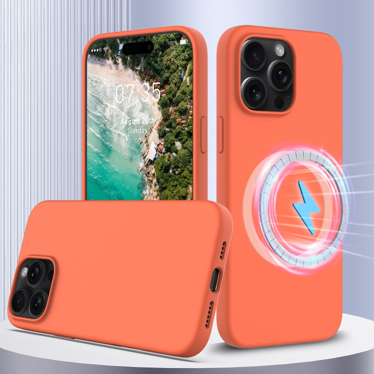 Coque de téléphone antichoc en silicone Magsafe, pour iPhone 16 Pro Max, pour iPhone 16 Pro, pour iPhone 16 Plus, pour iPhone 16, pour iPhone 15 Pro Max