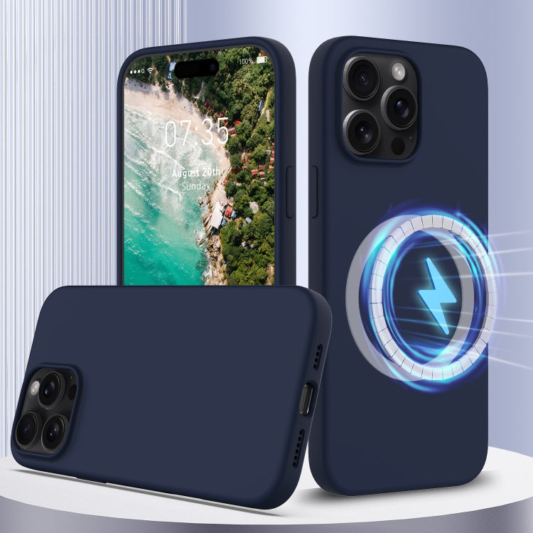 Coque de téléphone antichoc en silicone Magsafe, pour iPhone 16 Pro Max, pour iPhone 16 Pro, pour iPhone 16 Plus, pour iPhone 16, pour iPhone 15 Pro Max