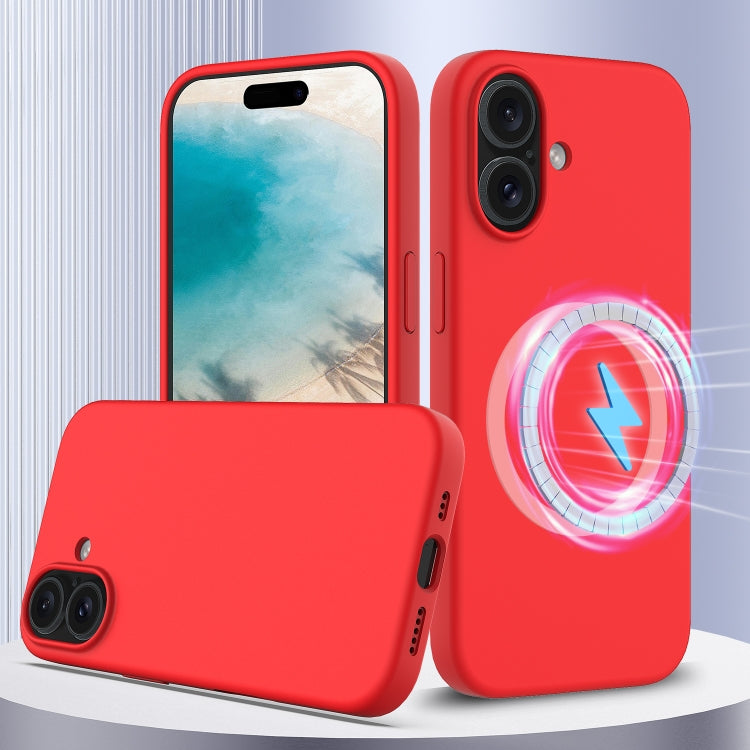 Coque de téléphone antichoc en silicone Magsafe, pour iPhone 16 Pro Max, pour iPhone 16 Pro, pour iPhone 16 Plus, pour iPhone 16, pour iPhone 15 Pro Max