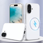 Coque de téléphone antichoc en silicone Magsafe, pour iPhone 16 Pro Max, pour iPhone 16 Pro, pour iPhone 16 Plus, pour iPhone 16, pour iPhone 15 Pro Max