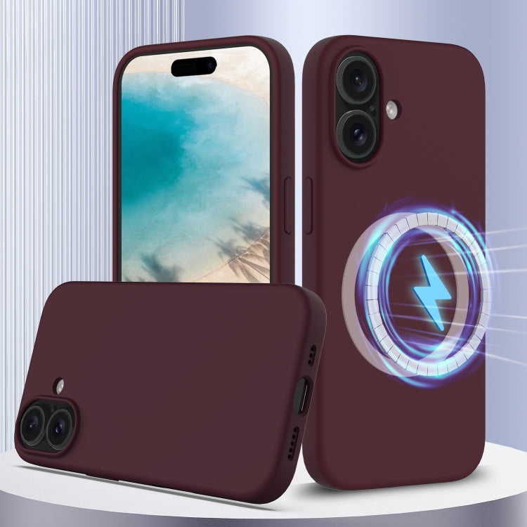 Coque de téléphone antichoc en silicone Magsafe, pour iPhone 16 Pro Max, pour iPhone 16 Pro, pour iPhone 16 Plus, pour iPhone 16, pour iPhone 15 Pro Max