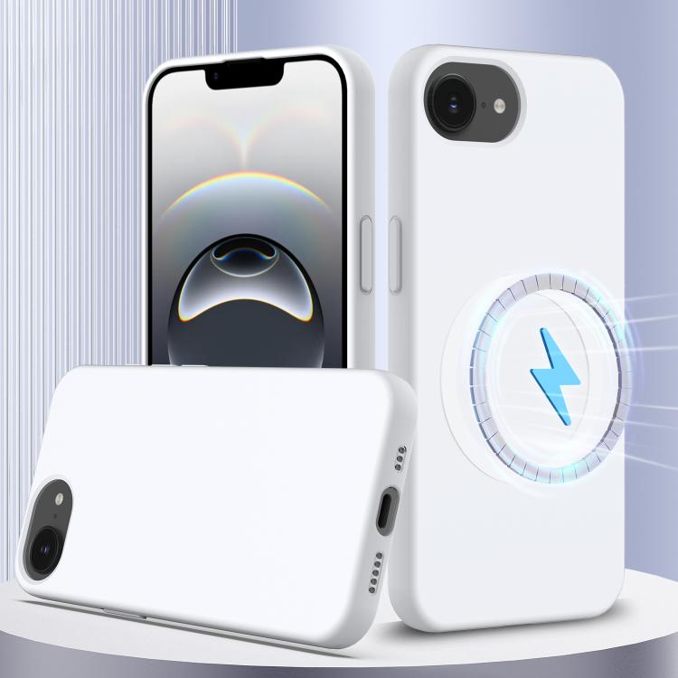 Coque antichoc en silicone Magsafe, Pour iPhone 17e / 16e, Pour iPhone 17 Pro Max, Pour iPhone 17 Pro, Pour iPhone 17, Pour iPhone Air