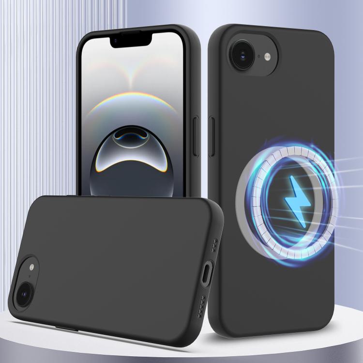 Coque antichoc en silicone Magsafe, Pour iPhone 17e / 16e, Pour iPhone 17 Pro Max, Pour iPhone 17 Pro, Pour iPhone 17, Pour iPhone Air