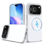 Coque antichoc en silicone Magsafe, Pour iPhone 17e / 16e, Pour iPhone 17 Pro Max, Pour iPhone 17 Pro, Pour iPhone 17, Pour iPhone Air