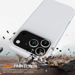 Coque antichoc en silicone Magsafe, Pour iPhone 17e / 16e, Pour iPhone 17 Pro Max, Pour iPhone 17 Pro, Pour iPhone 17, Pour iPhone Air