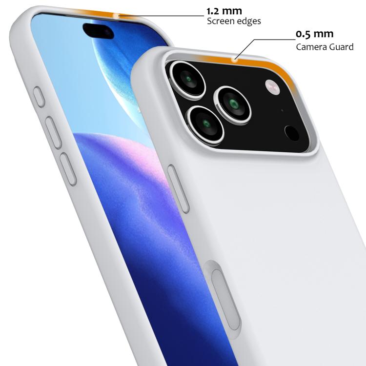 Coque antichoc en silicone Magsafe, Pour iPhone 17e / 16e, Pour iPhone 17 Pro Max, Pour iPhone 17 Pro, Pour iPhone 17, Pour iPhone Air