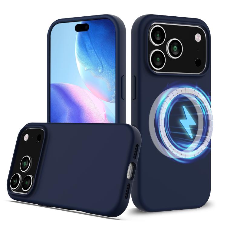 Coque antichoc en silicone Magsafe, Pour iPhone 17e / 16e, Pour iPhone 17 Pro Max, Pour iPhone 17 Pro, Pour iPhone 17, Pour iPhone Air