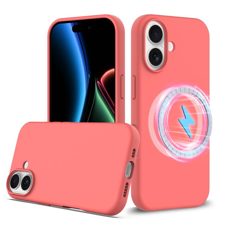 Coque antichoc en silicone Magsafe, Pour iPhone 17e / 16e, Pour iPhone 17 Pro Max, Pour iPhone 17 Pro, Pour iPhone 17, Pour iPhone Air