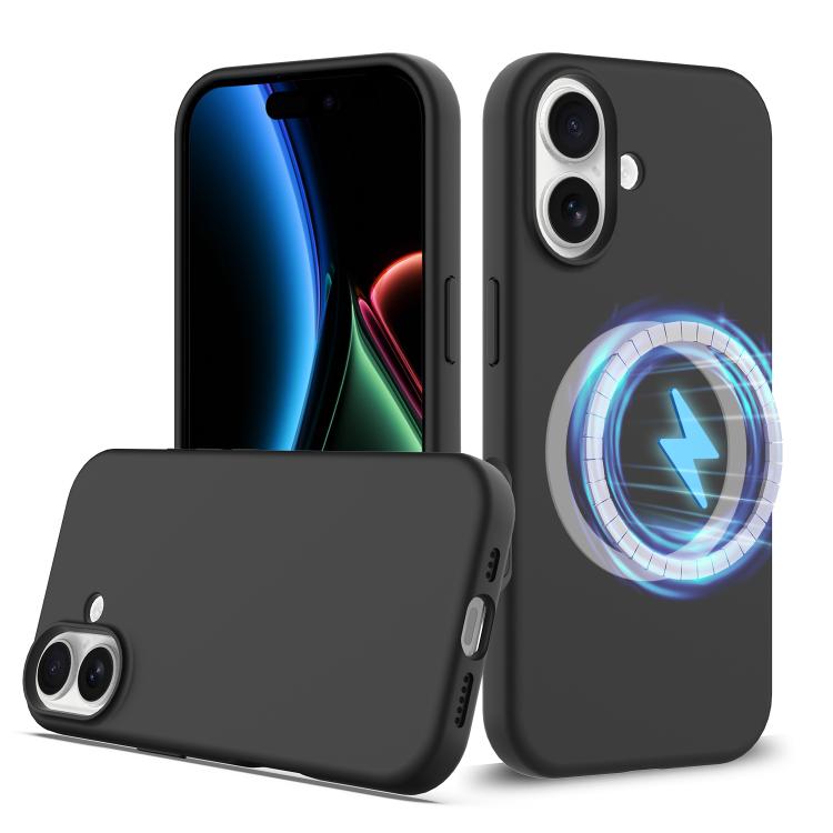 Coque antichoc en silicone Magsafe, Pour iPhone 17e / 16e, Pour iPhone 17 Pro Max, Pour iPhone 17 Pro, Pour iPhone 17, Pour iPhone Air