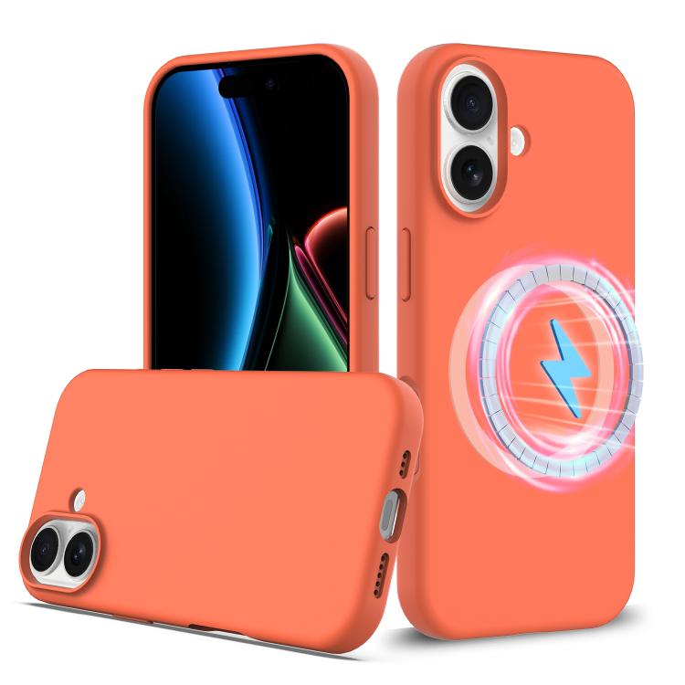 Coque antichoc en silicone Magsafe, Pour iPhone 17e / 16e, Pour iPhone 17 Pro Max, Pour iPhone 17 Pro, Pour iPhone 17, Pour iPhone Air