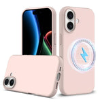 Coque antichoc en silicone Magsafe, Pour iPhone 17e / 16e, Pour iPhone 17 Pro Max, Pour iPhone 17 Pro, Pour iPhone 17, Pour iPhone Air