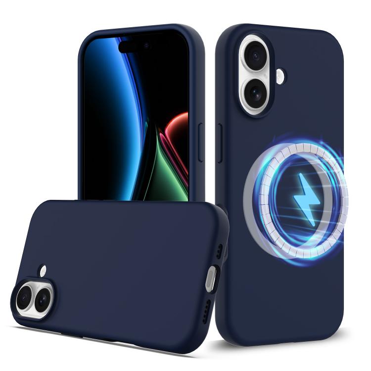 Coque antichoc en silicone Magsafe, Pour iPhone 17e / 16e, Pour iPhone 17 Pro Max, Pour iPhone 17 Pro, Pour iPhone 17, Pour iPhone Air