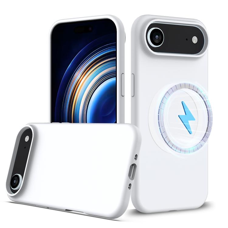 Coque antichoc en silicone Magsafe, Pour iPhone 17e / 16e, Pour iPhone 17 Pro Max, Pour iPhone 17 Pro, Pour iPhone 17, Pour iPhone Air