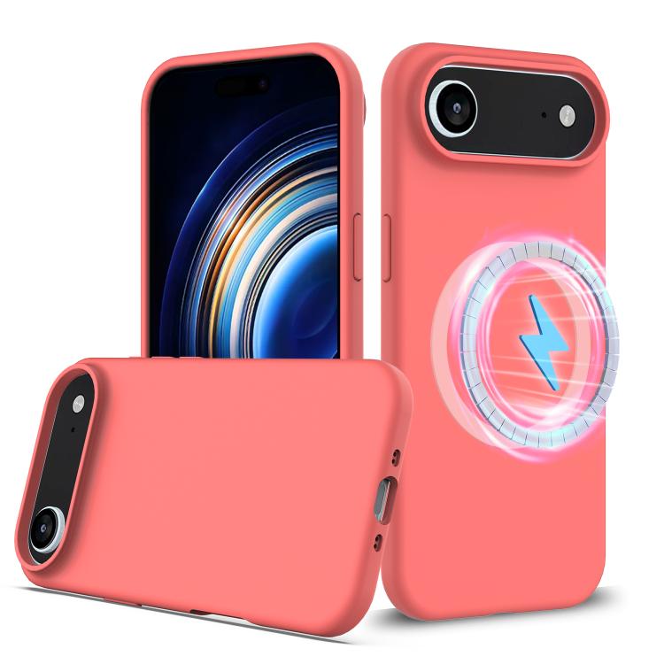 Coque antichoc en silicone Magsafe, Pour iPhone 17e / 16e, Pour iPhone 17 Pro Max, Pour iPhone 17 Pro, Pour iPhone 17, Pour iPhone Air