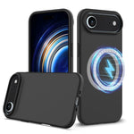 Coque antichoc en silicone Magsafe, Pour iPhone 17e / 16e, Pour iPhone 17 Pro Max, Pour iPhone 17 Pro, Pour iPhone 17, Pour iPhone Air