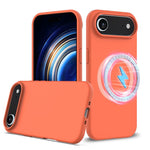 Coque antichoc en silicone Magsafe, Pour iPhone 17e / 16e, Pour iPhone 17 Pro Max, Pour iPhone 17 Pro, Pour iPhone 17, Pour iPhone Air