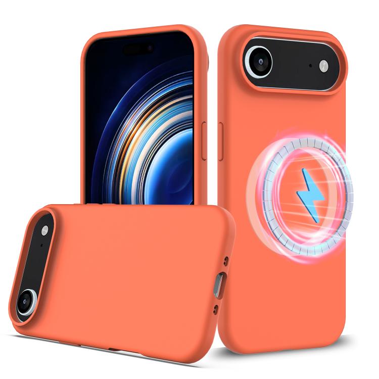 Coque antichoc en silicone Magsafe, Pour iPhone 17e / 16e, Pour iPhone 17 Pro Max, Pour iPhone 17 Pro, Pour iPhone 17, Pour iPhone Air