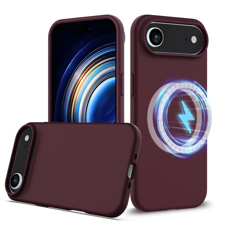 Coque antichoc en silicone Magsafe, Pour iPhone 17e / 16e, Pour iPhone 17 Pro Max, Pour iPhone 17 Pro, Pour iPhone 17, Pour iPhone Air