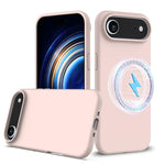 Coque antichoc en silicone Magsafe, Pour iPhone 17e / 16e, Pour iPhone 17 Pro Max, Pour iPhone 17 Pro, Pour iPhone 17, Pour iPhone Air