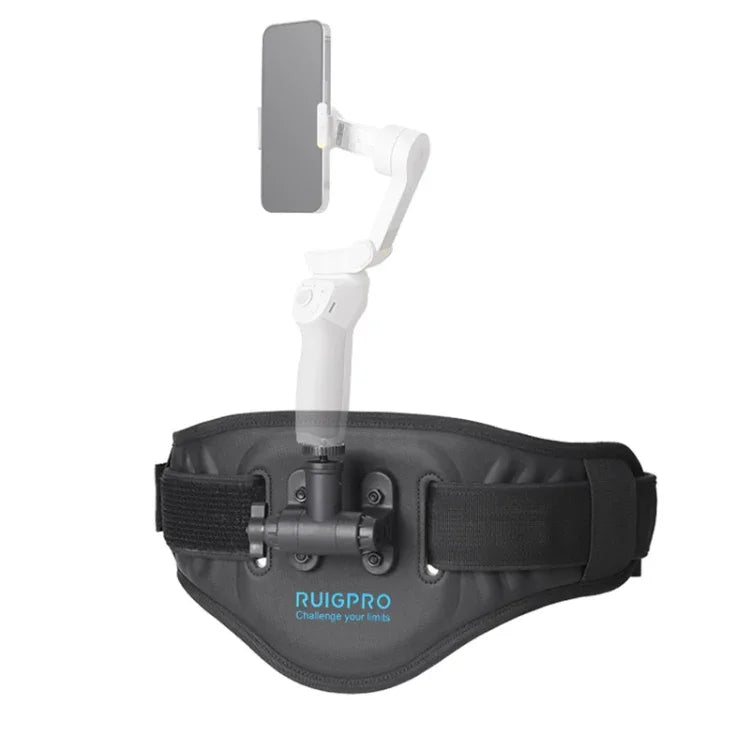 Sangle de fixation RUIGPRO pour ceinture, compatible avec les stabilisateurs de téléphone à cardan, avec adaptateur pour caméras d'action, avec pince pour téléphone, avec pince pour téléphone et perche à selfie, avec adaptateur et perche à selfie