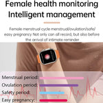 Montre connectée WS-E9 Ultra 2,2 pouces, étanche IP67, boucle en métal, bracelet en silicone océan, compatible avec la fréquence cardiaque et la technologie NFC.