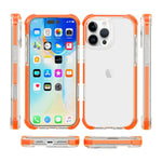 Coque de téléphone hybride antichoc quatre coins en acrylique TPU, pour iPhone 16 Pro Max, pour iPhone 16 Pro, pour iPhone 16 Plus, pour iPhone 16