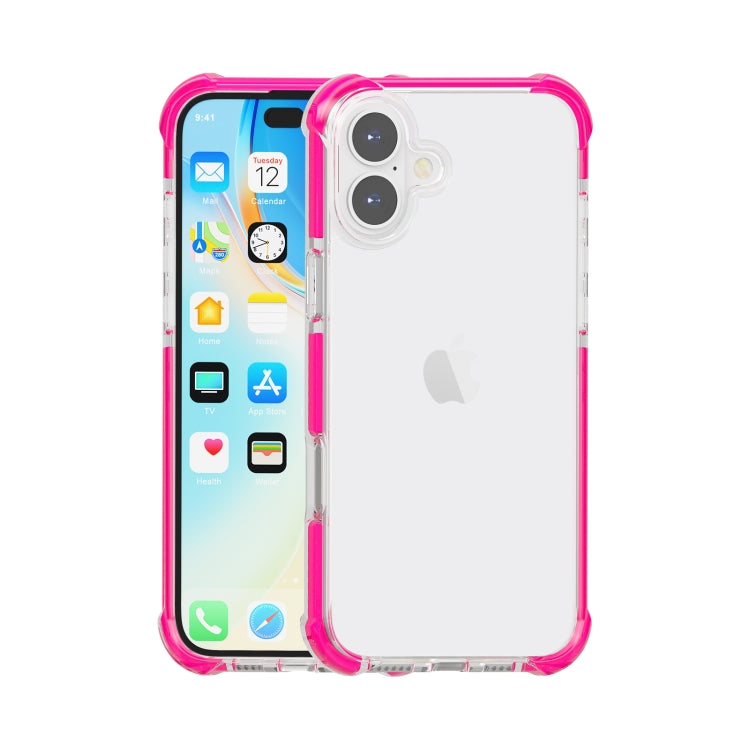 Coque de téléphone hybride antichoc quatre coins en acrylique TPU, pour iPhone 16 Pro Max, pour iPhone 16 Pro, pour iPhone 16 Plus, pour iPhone 16