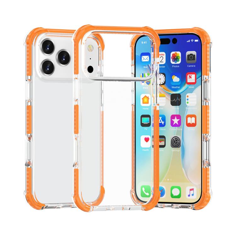 Coque de téléphone hybride antichoc quatre coins en TPU acrylique, pour iPhone 17 Pro Max, pour iPhone 17 Pro, pour iPhone 17, pour iPhone Air