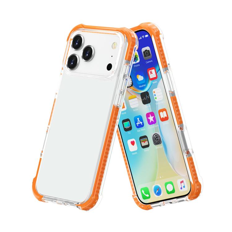 Coque de téléphone hybride antichoc quatre coins en TPU acrylique, pour iPhone 17 Pro Max, pour iPhone 17 Pro, pour iPhone 17, pour iPhone Air