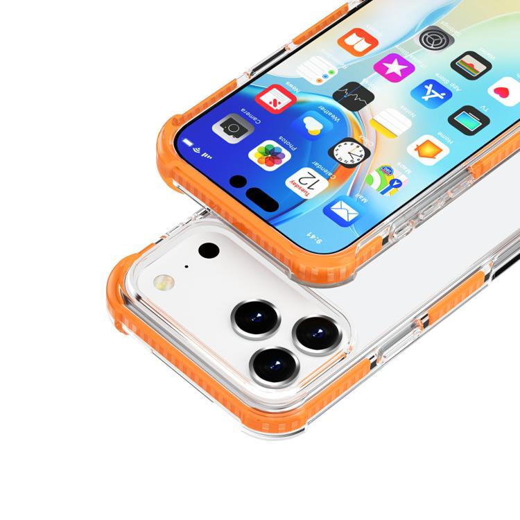 Coque de téléphone hybride antichoc quatre coins en TPU acrylique, pour iPhone 17 Pro Max, pour iPhone 17 Pro, pour iPhone 17, pour iPhone Air