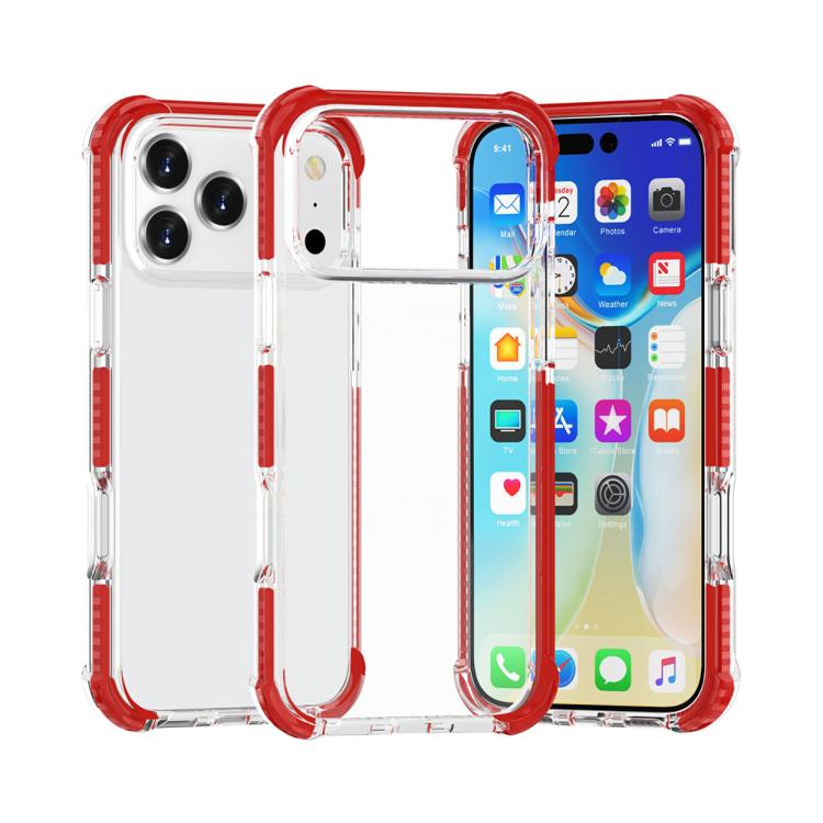 Coque de téléphone hybride antichoc quatre coins en TPU acrylique, pour iPhone 17 Pro Max, pour iPhone 17 Pro, pour iPhone 17, pour iPhone Air