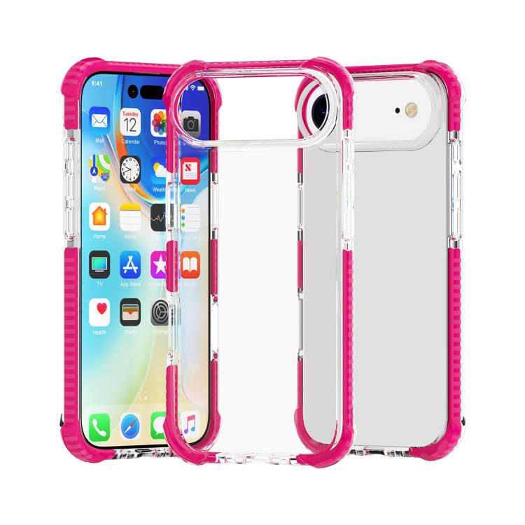 Coque de téléphone hybride antichoc quatre coins en TPU acrylique, pour iPhone 17 Pro Max, pour iPhone 17 Pro, pour iPhone 17, pour iPhone Air