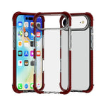 Coque de téléphone hybride antichoc quatre coins en TPU acrylique, pour iPhone 17 Pro Max, pour iPhone 17 Pro, pour iPhone 17, pour iPhone Air